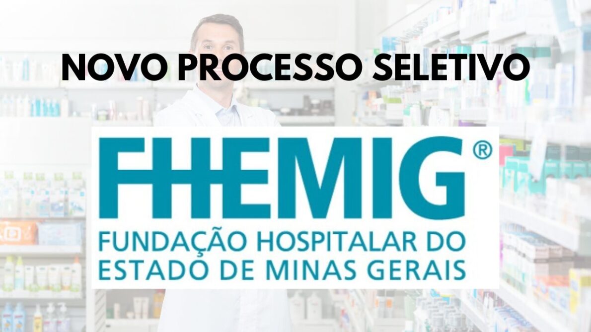 FHEMIG abre inscrições para processo seletivo para vaga de emprego para farmacêutico em Barbacena, com salário de R$ 3.989 e carga de 40 horas semanais.