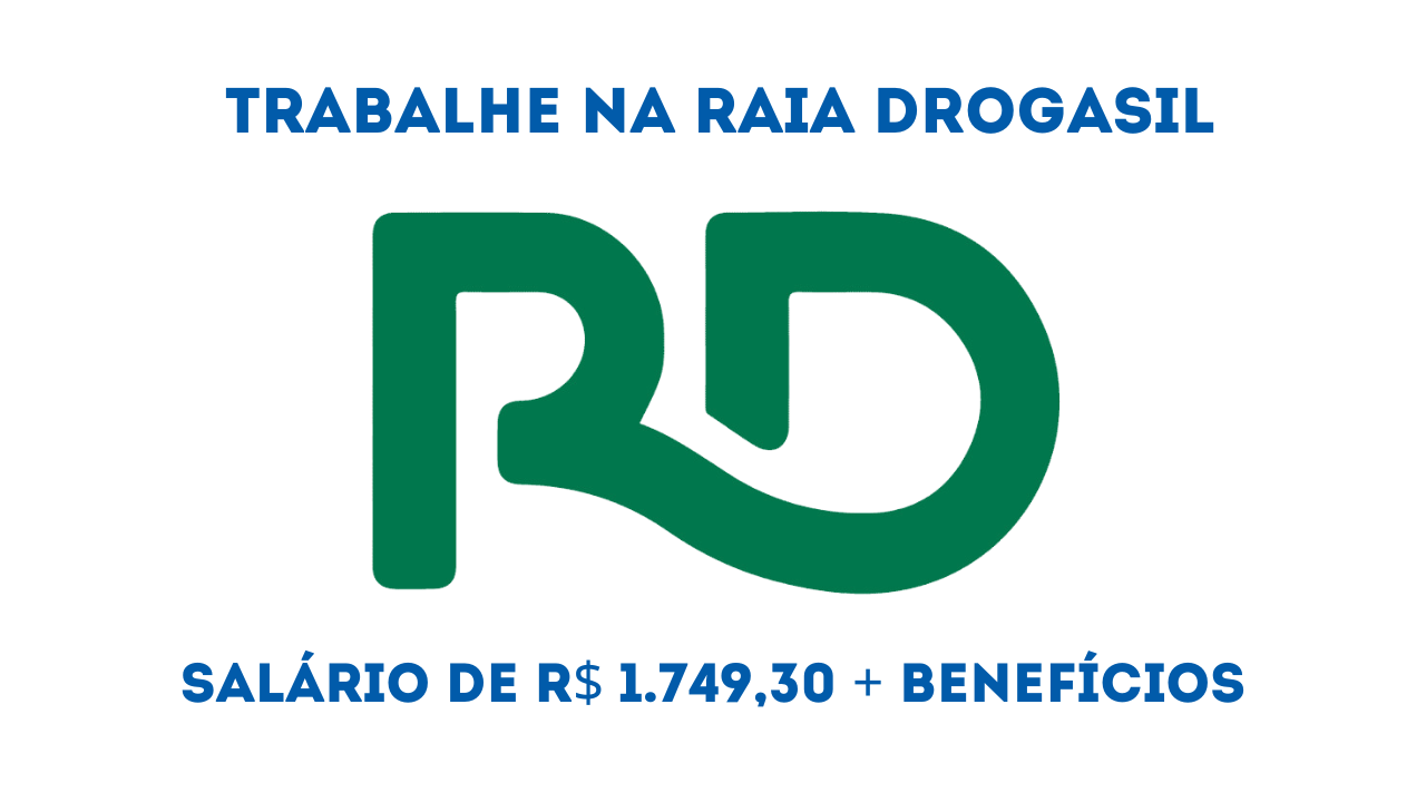 Raia Drogasil oferece vaga de emprego temporária para o cargo de Atendente de Farmácia, exigindo apenas o ensino médio completo!