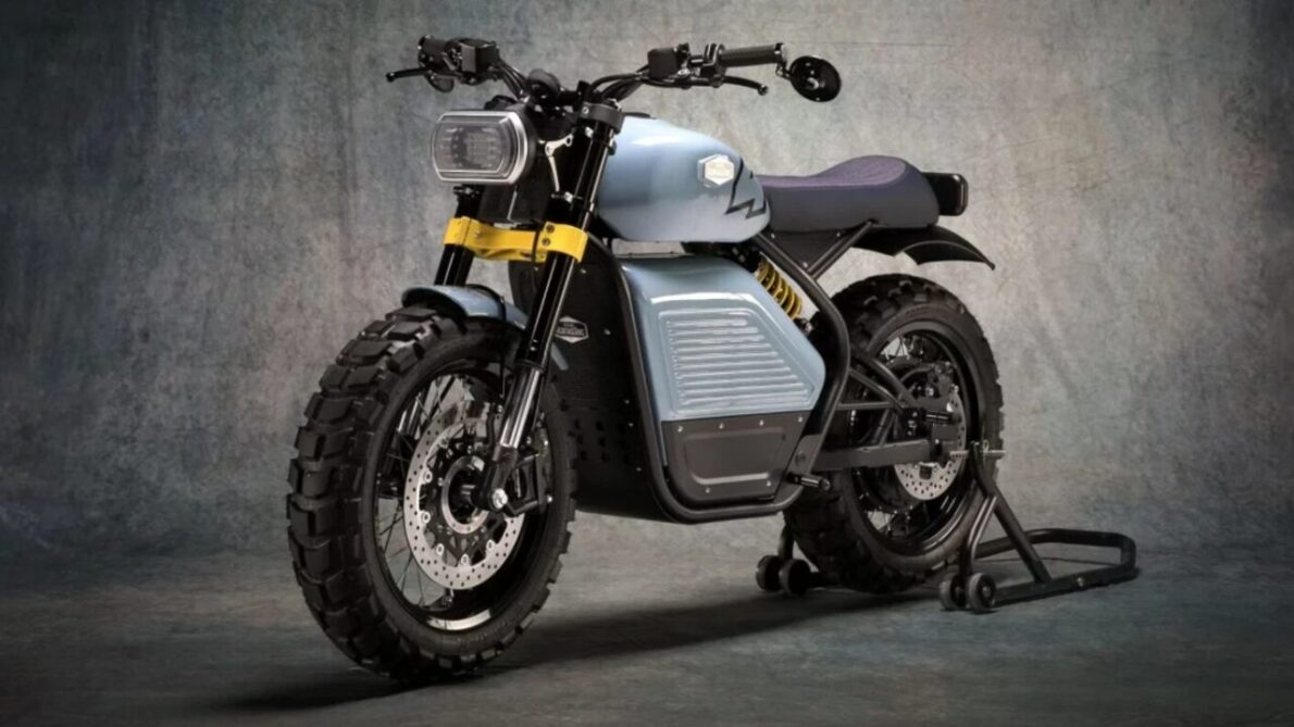 A Renault se lança no mercado de motos com a Heritage Sport Scrambler elétrica, desenvolvida em parceria com a Ateliers HeritageBike.