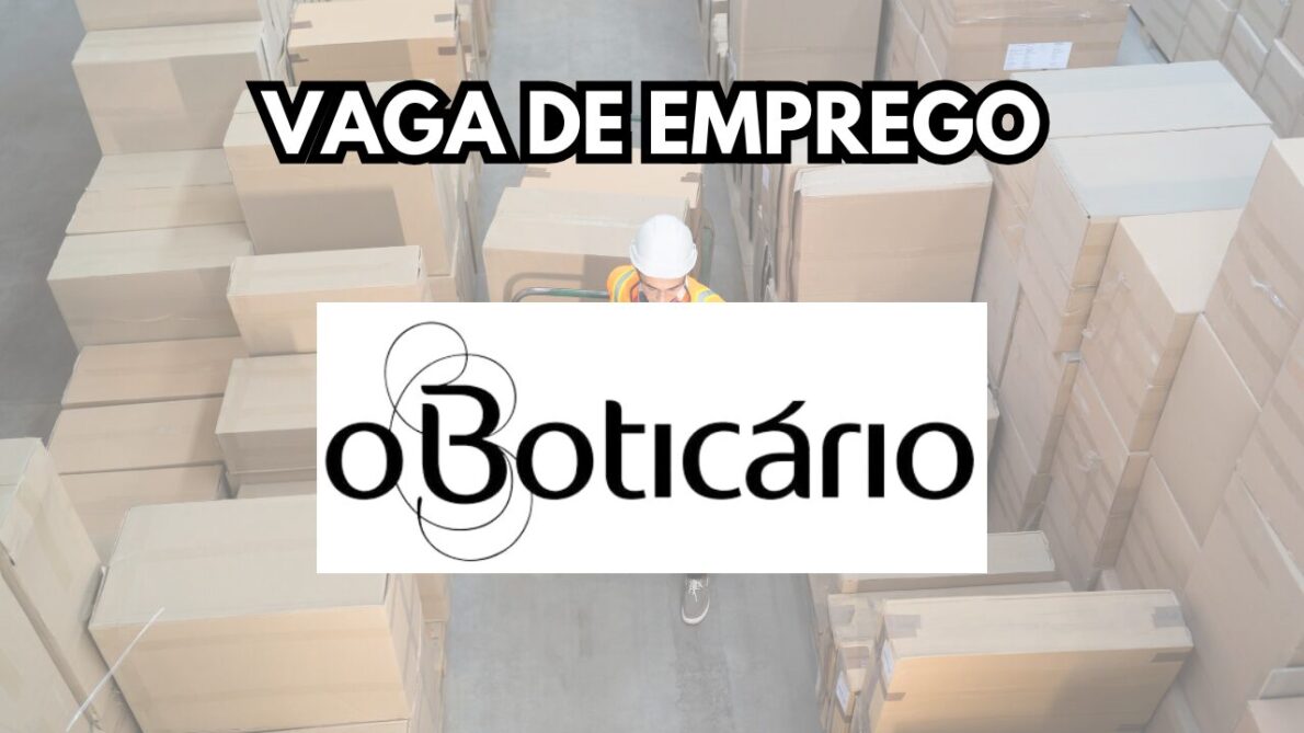 O Boticário oferece vaga de emprego temporária para estoquista para trabalhar em escala 6x1 em Santa Catarina.