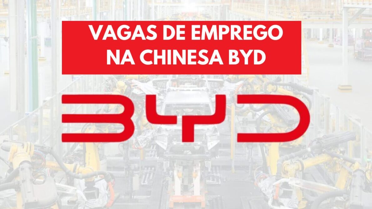 BYD abre vagas de emprego para assistente, buscando talentos apaixonados pela inovação e comprometidos com a tecnologia.