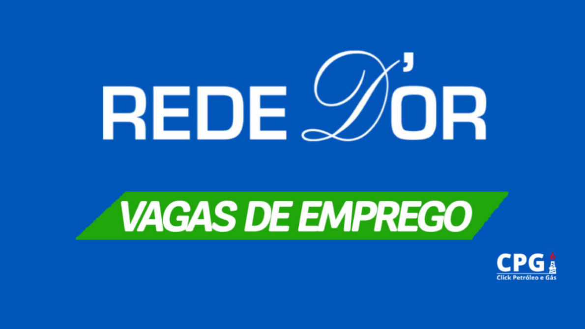 A Rede D'Or está com vagas de emprego abertas para diversos setores, oferecendo oportunidades de crescimento na área da saúde.