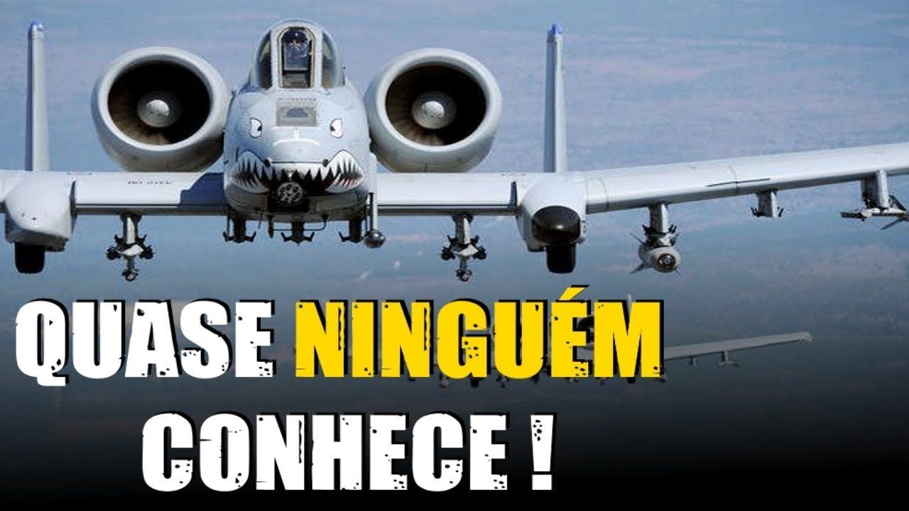 A10 Thunderbolt II, uma das principais aeronaves da Força Aérea dos Estados Unidos, projetada especificamente para o suporte aéreo aproximado