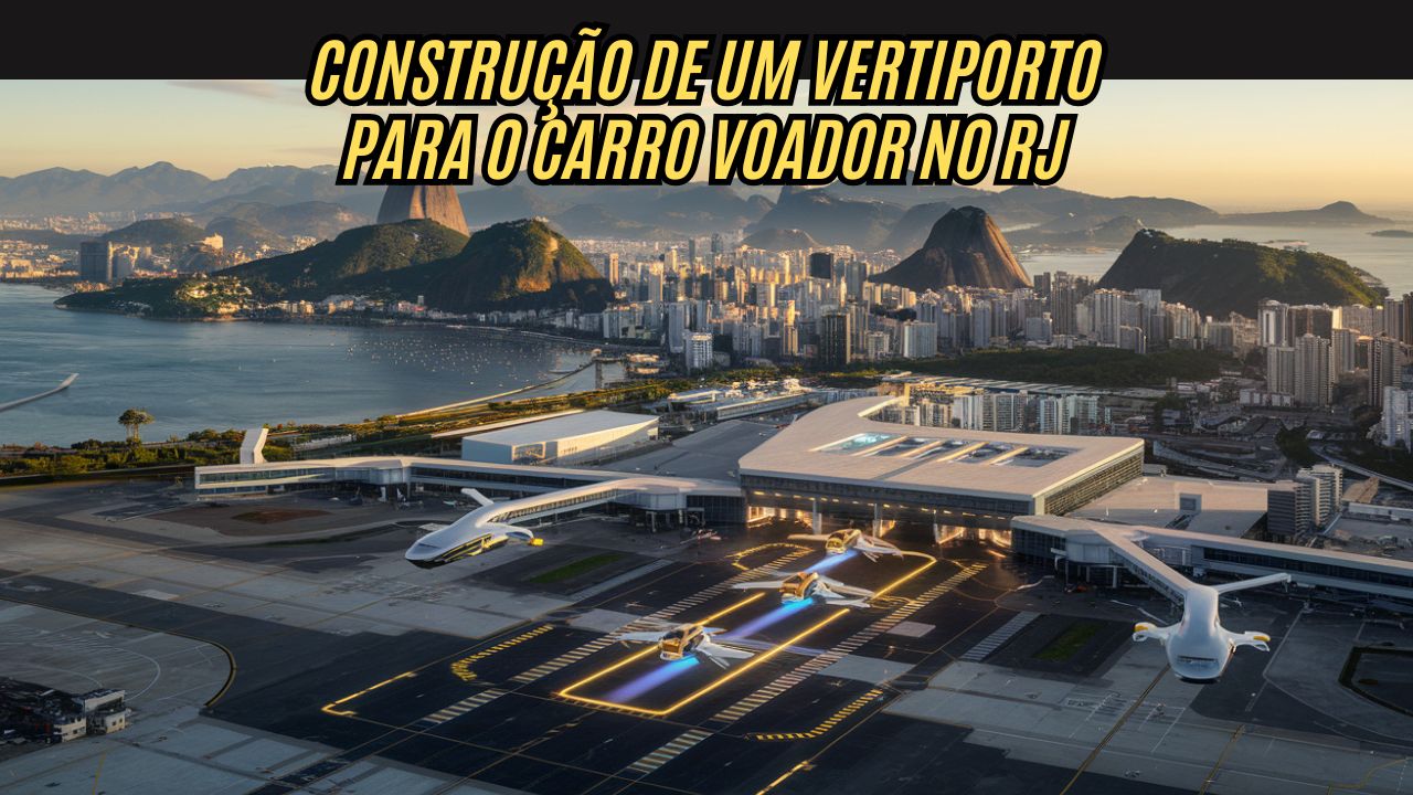 Aeroporto do Galeão investe em 'carro voador' com projeto de R$ 50 milhões para revolucionar mobilidade no Rio