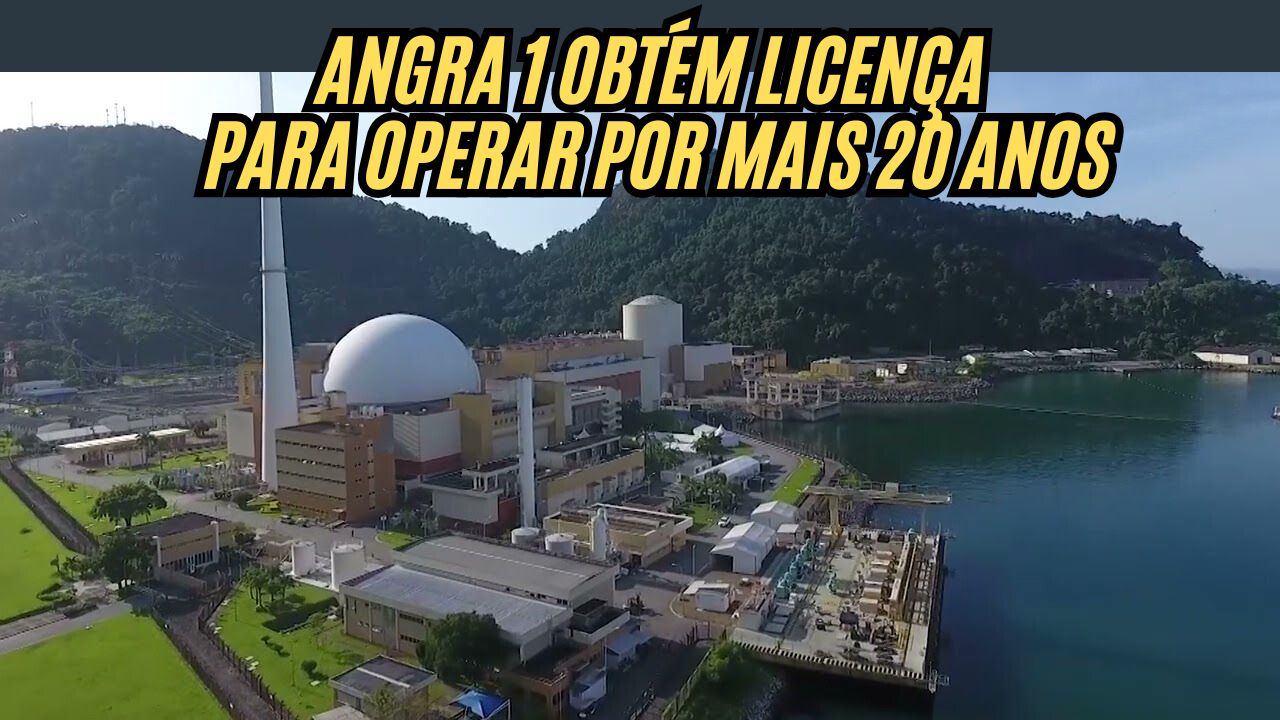 Angra 1: Primeira usina nuclear brasileira garante operação até 2044 com investimento de R$ 3,2 bilhões da Eletronuclear!