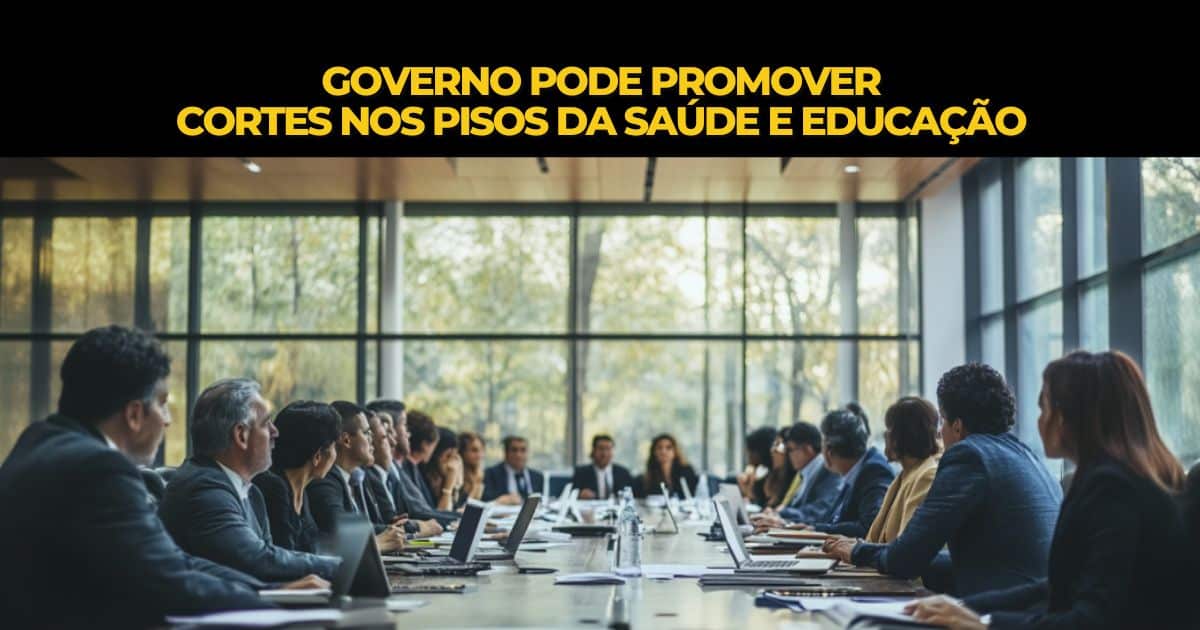 O governo federal estuda cortar gastos em setores essenciais como saúde e educação, com limitações de crescimento orçamentário.