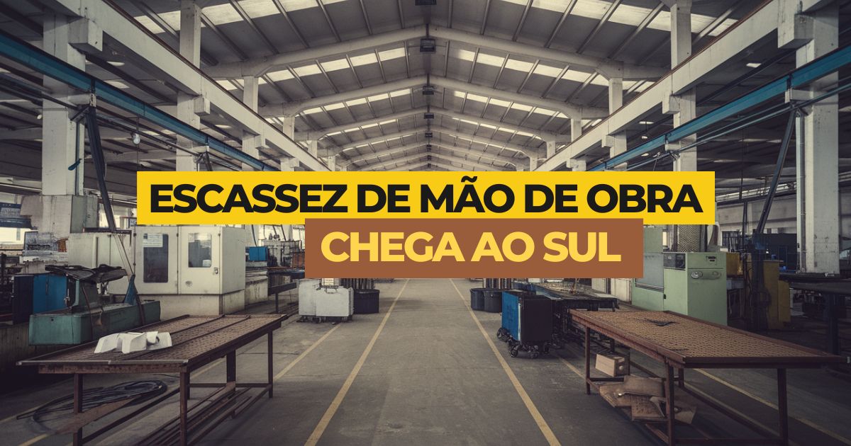 A falta de trabalhadores qualificados afeta indústria e comércio no Rio Grande do Sul, elevando custos e limitando a produtividade.