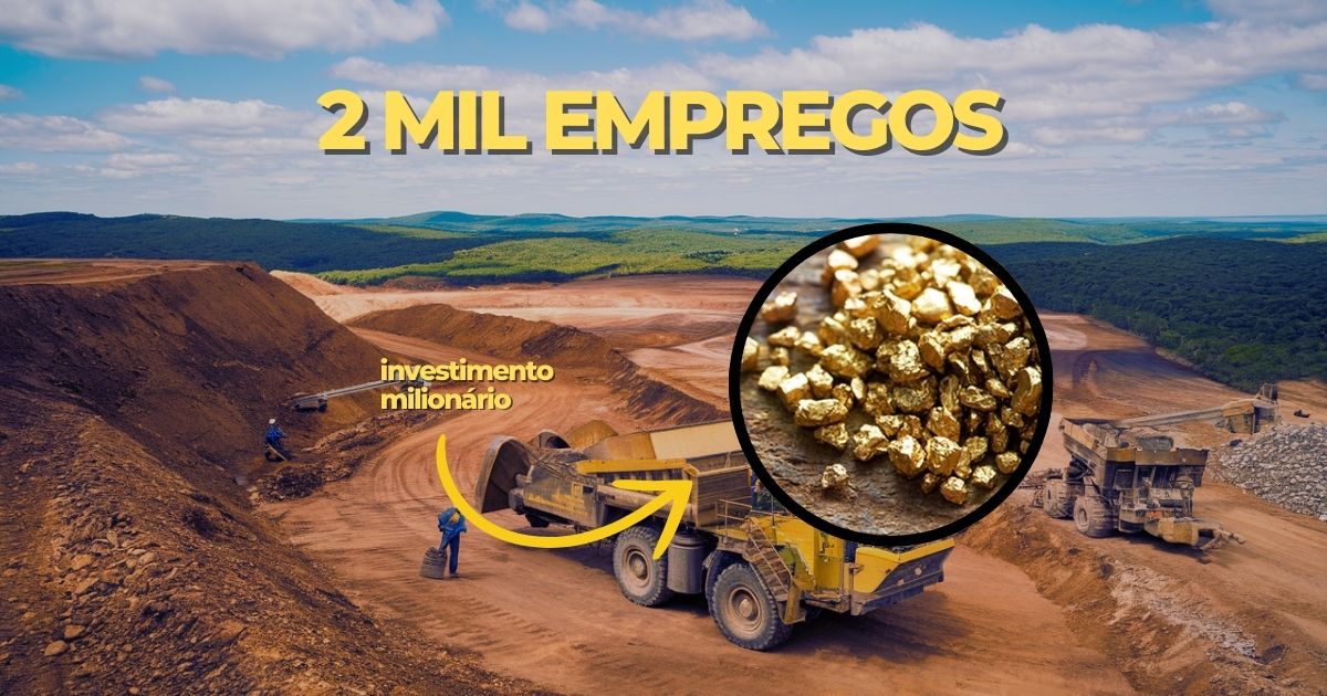 Descoberta de ouro promete mais de 2 mil empregos e será o maior projeto de mineração da história do Tocantins.