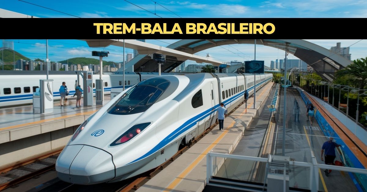 Trem-bala entre Rio e São Paulo promete revolucionar o transporte no Brasil com viagens em 1h45, custo de R$ 50 bilhões e 10 mil empregos.