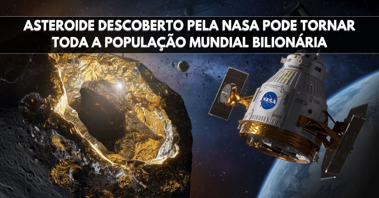 Asteroide milionário NASA descobre corpo celeste cheio de metais preciosos que pode tornar todos os habitantes da Terra em multibilionários e mudar a economia mundial!