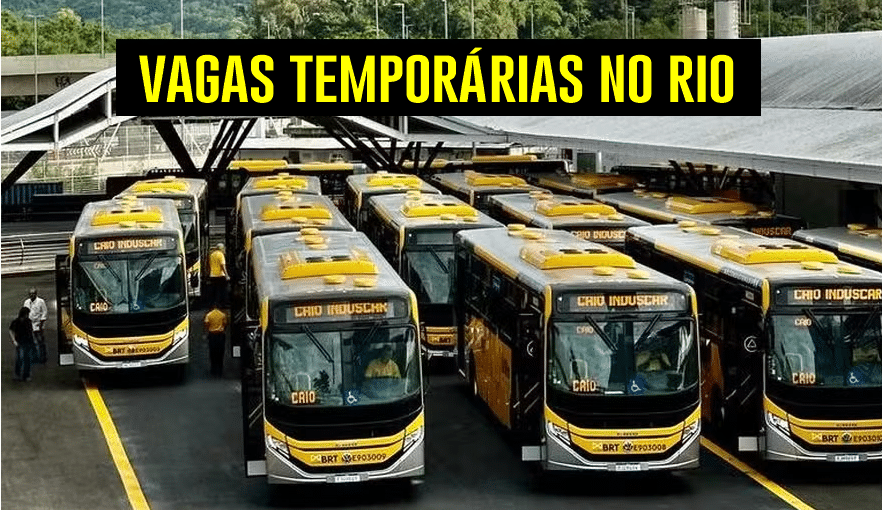 Vagas temporárias no Rio