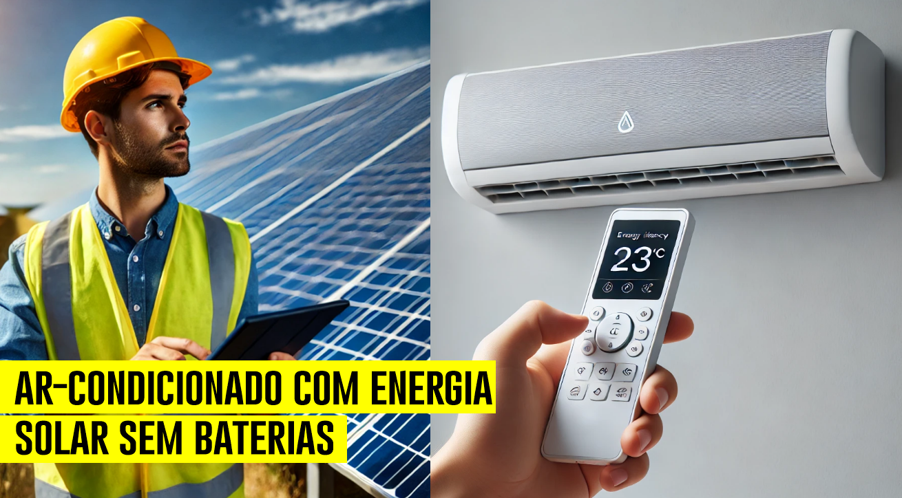 ar-condicionado com energia solar