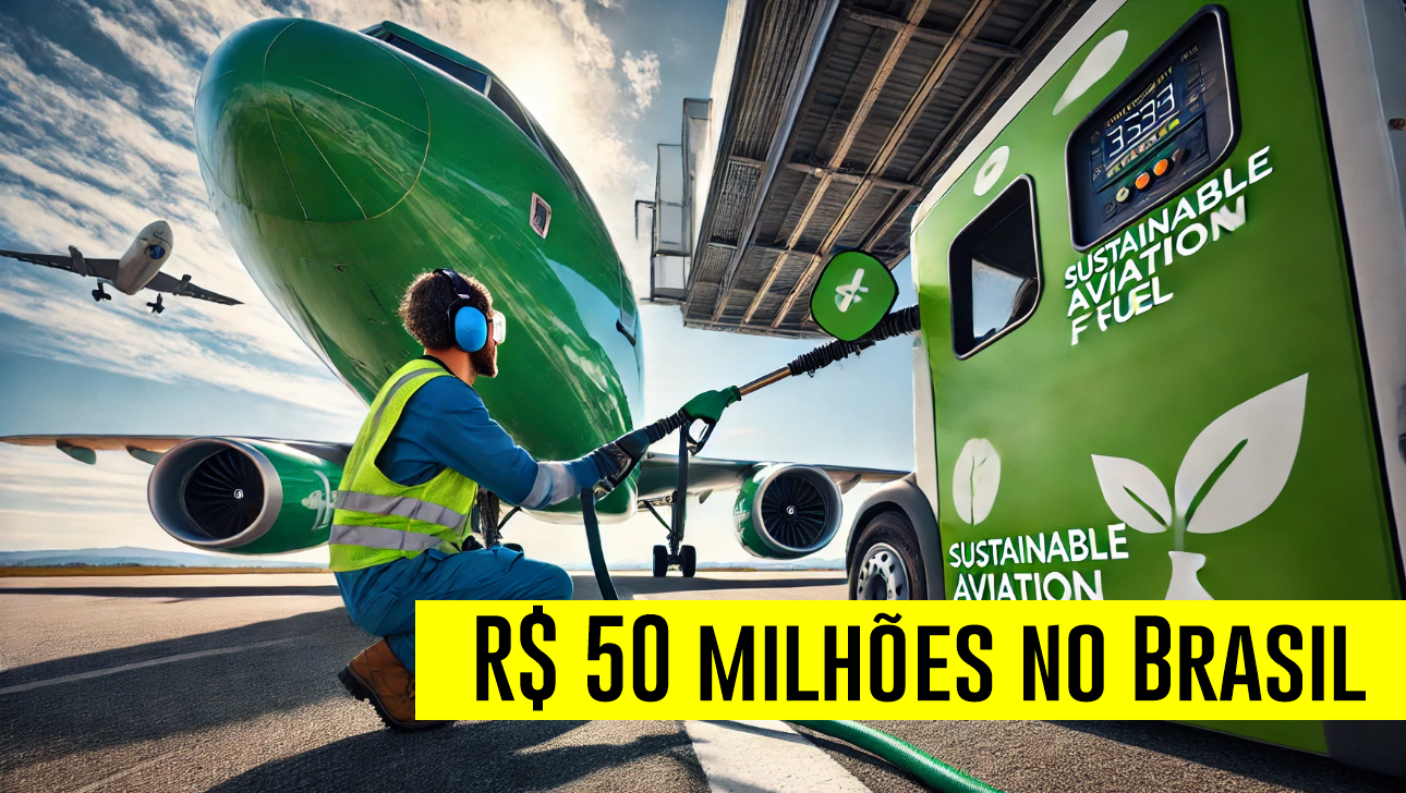 combustível sustentável de aviação