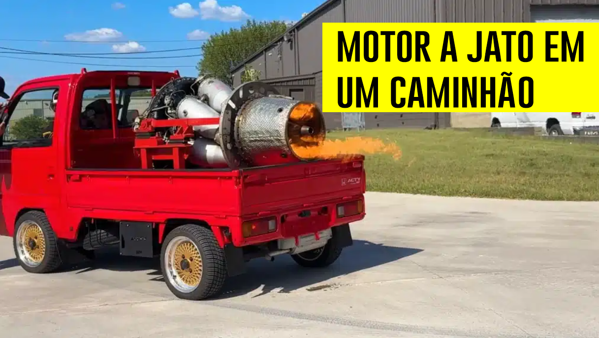 Motor a jato, caminhão