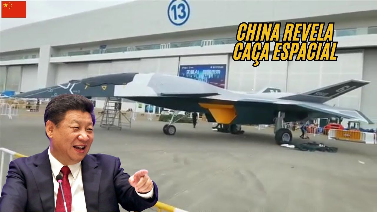 China apresenta o revolucionário WHITE EMPEROR: O primeiro caça espacial de 6ª geração do mundo com Inteligência Artificial e cockpit futurista