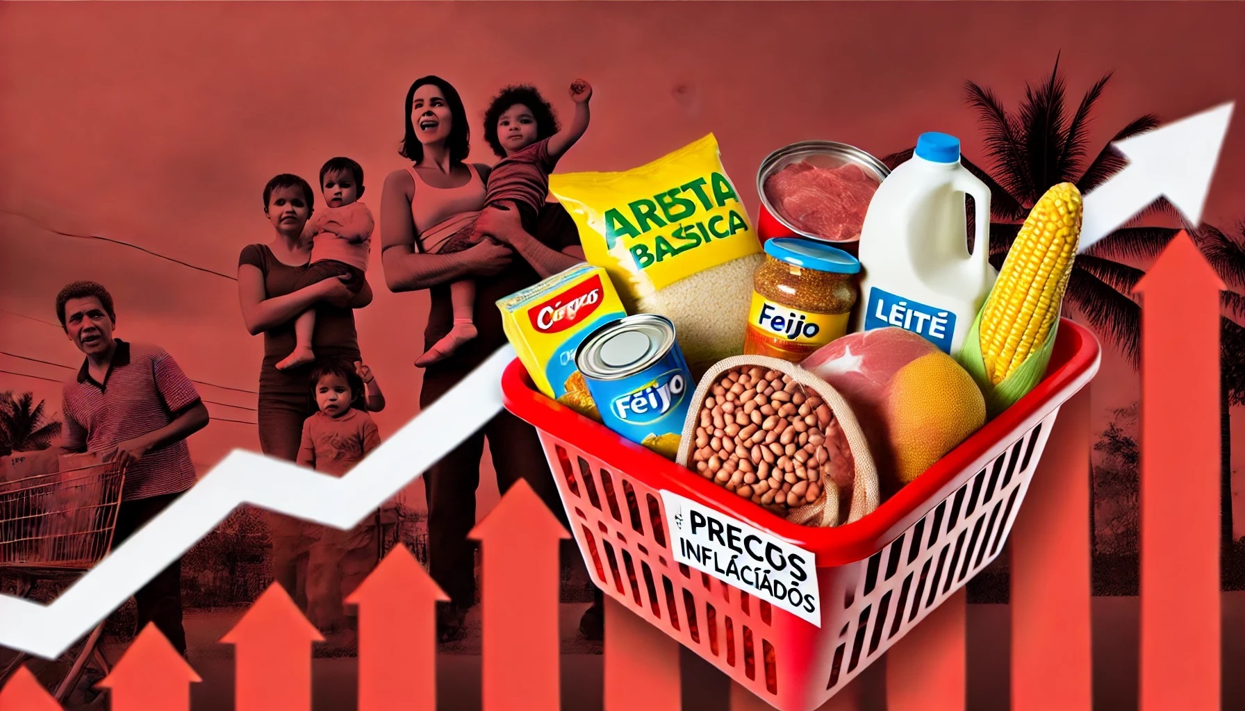 Com inflação a 4,76%, Brasil vê teto da meta estourar alimentos lideram aumento de preços e impacto já afeta o bolso das famílias em todo o país!