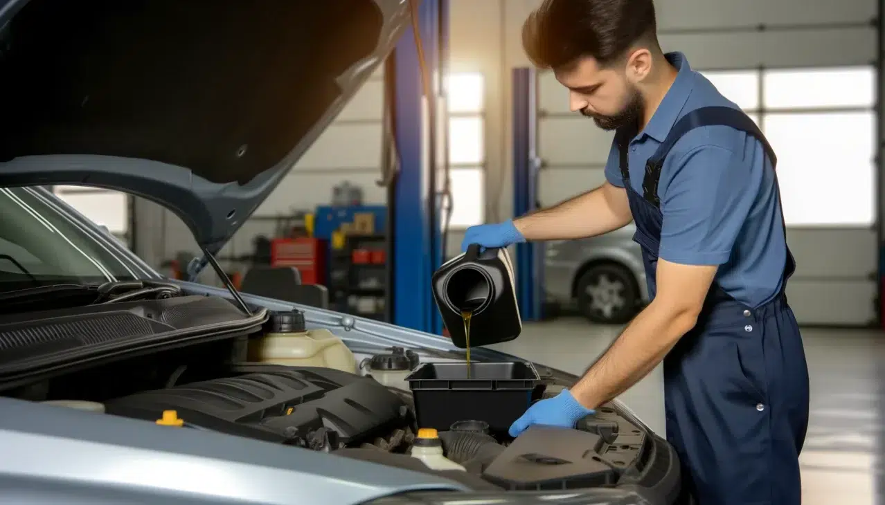 troca de óleo, troca de óleo do carro