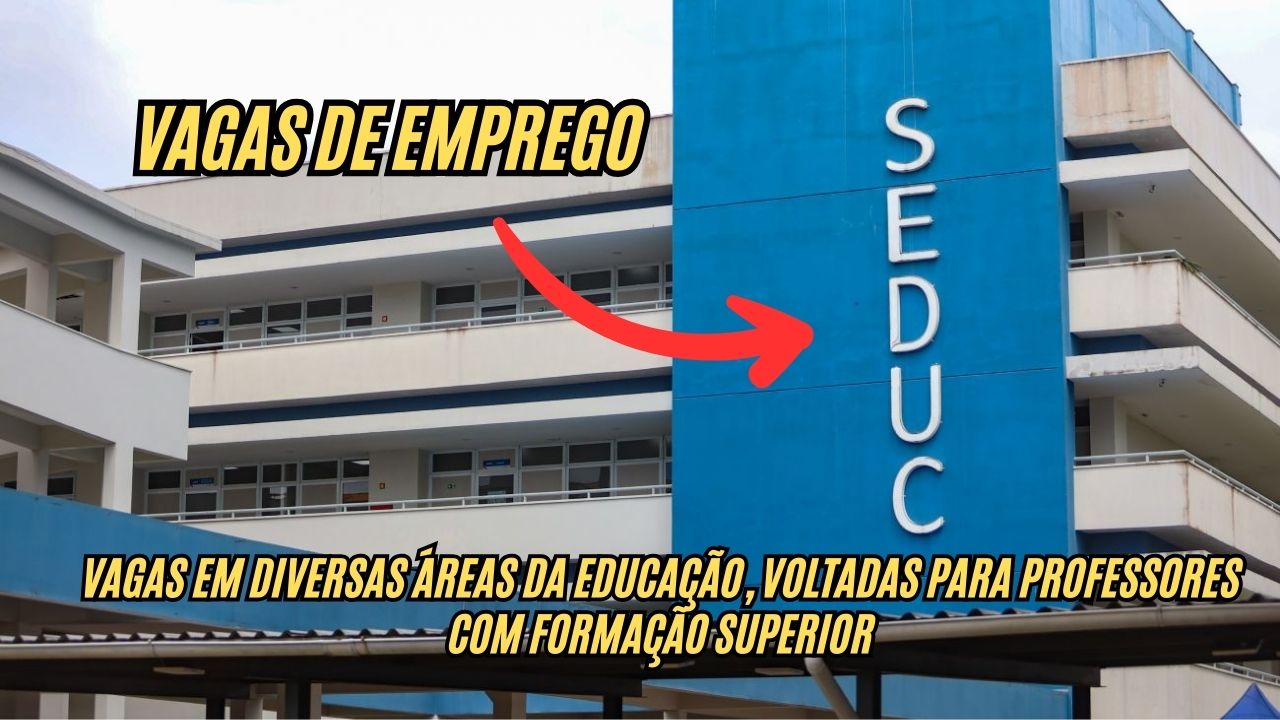 Está em busca de oportunidades na educação? SEDUC abre vagas de emprego para professores com contratação temporária e salários competitivos