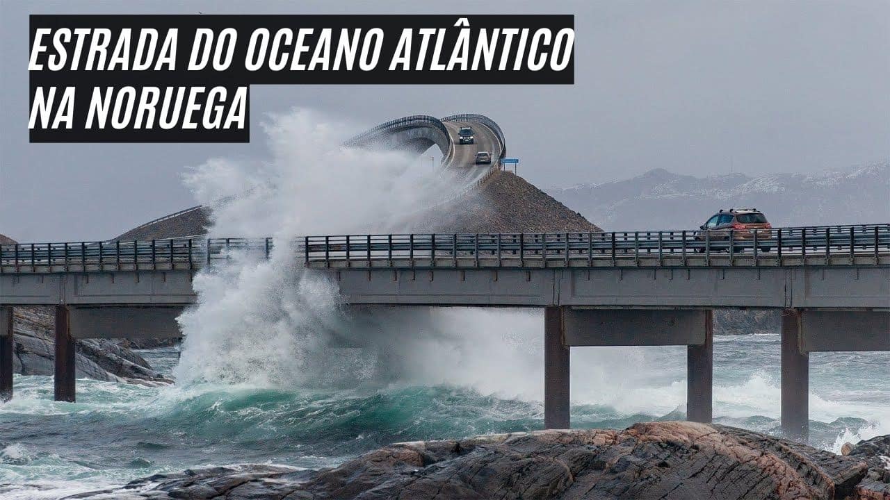 Estrada do Oceano Atlântico: uma obra monumental da engenharia norueguesa que desafia a natureza ao conectar ilhas com uma extensão de 8 km