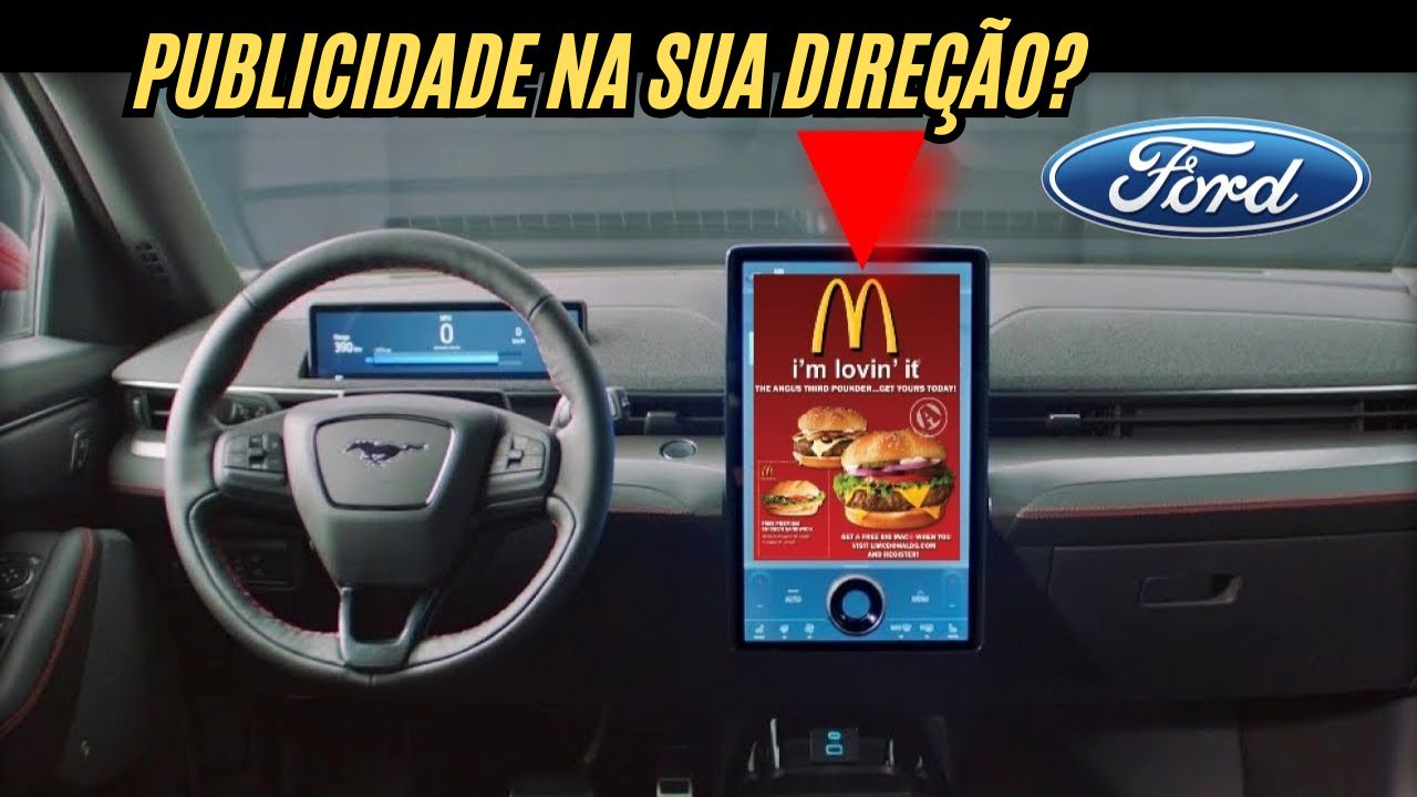 Ford choca ao registrar patente para exibir anúncios nos alto-falantes e telas dos carros: publicidade na sua direção?