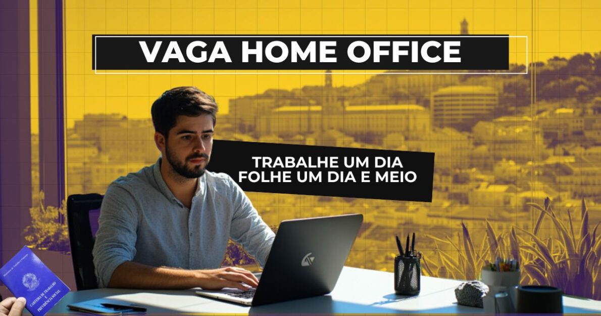 Vaga com esquema home office e folgas diferenciadas no PASA oferece benefícios atrativos para quem valoriza o bem-estar.