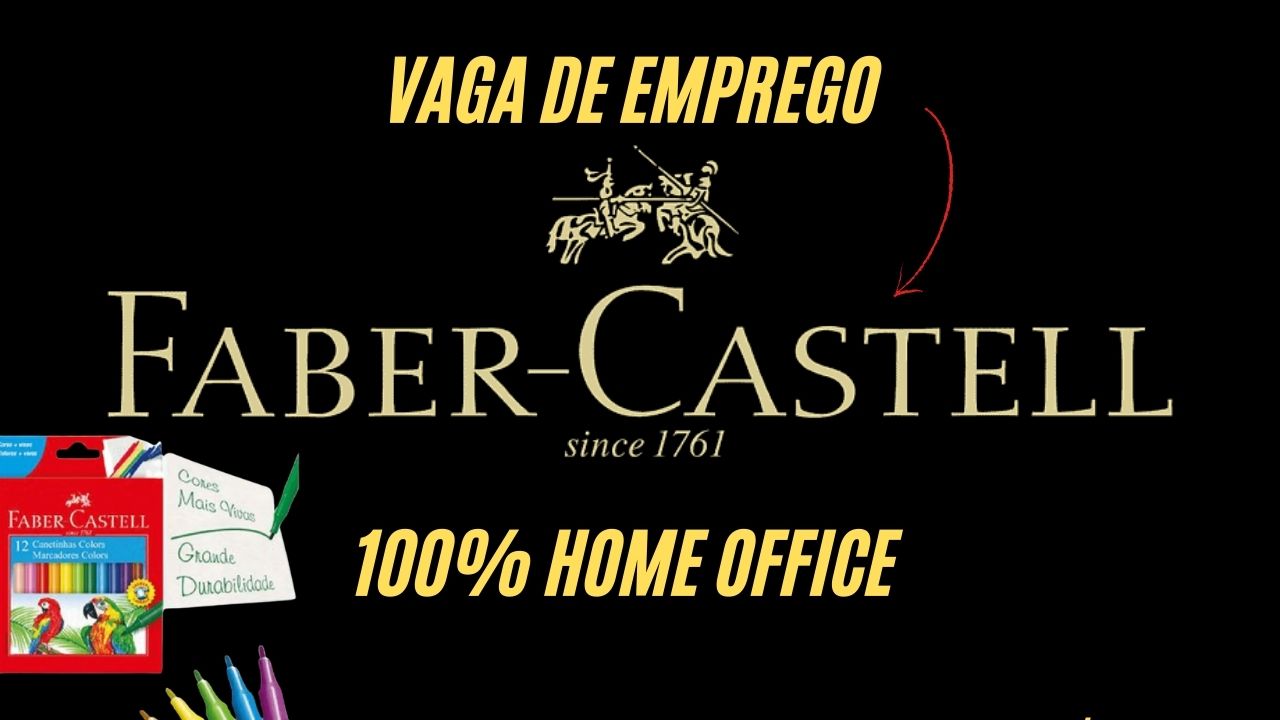 Já pensou em trabalhar Home Office com autonomia e flexibilidade? Vaga 100% Remota na Faber-Castell com salário atrativo – Inscreva-se Até 18/01/2025!