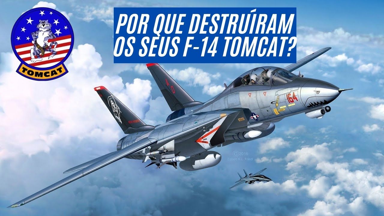 Marinha dos EUA tomou uma medida extrema ao destruir todos os F-14 Tomcat, para impedir que fossem adquiridas por adversários, como o Irã