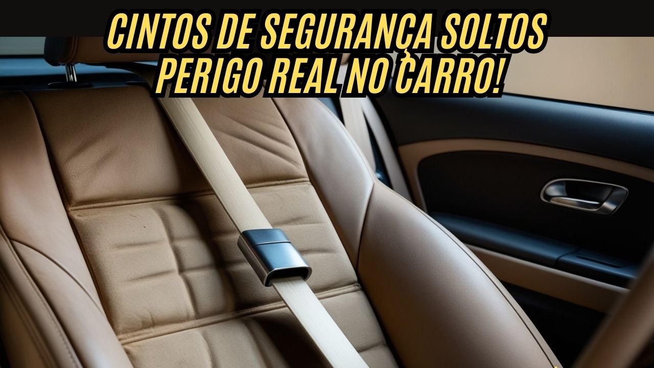 Mesmo sem passageiros! Especialistas explicam a importância de manter os cintos de segurança sempre afivelados no carro