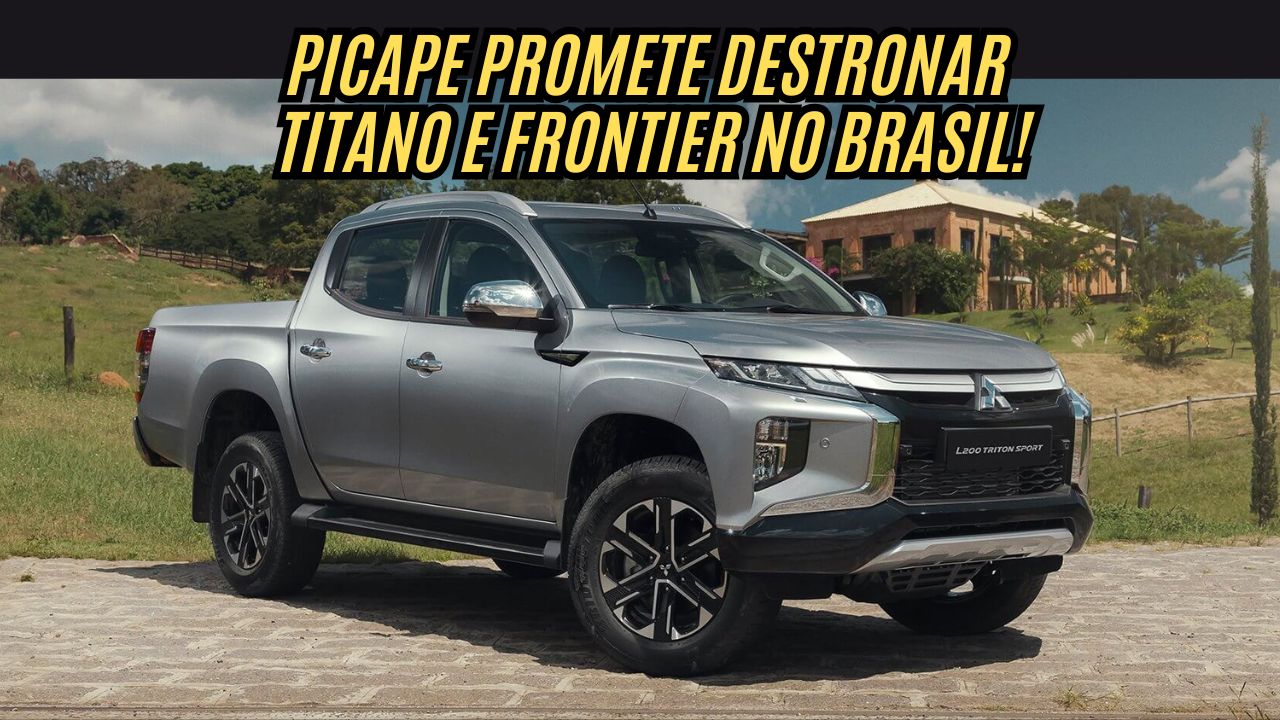 Mitsubishi Triton 2025 chega para virar o jogo e deixar Fiat Titano e Nissan Frontier para trás no mercado brasileiro!