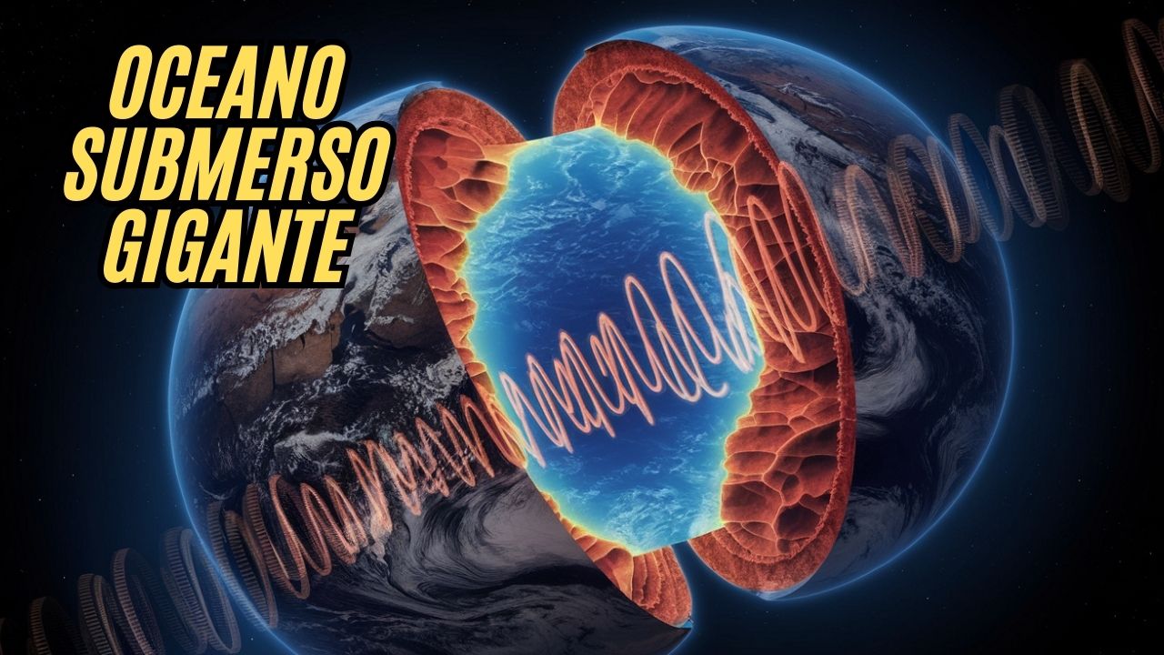 Nova descoberta: cientistas revelam oceano submerso gigante escondido sob a Terra com mais água que todos os oceanos juntos!