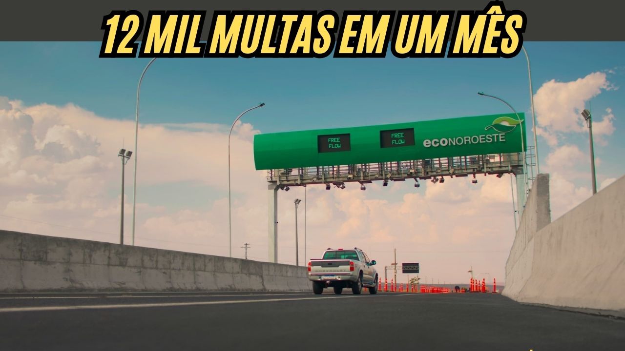 Novo pedágio eletrônico já acumula 12 mil multas por evasão em apenas um mês em São Paulo e surpreende com números alarmantes