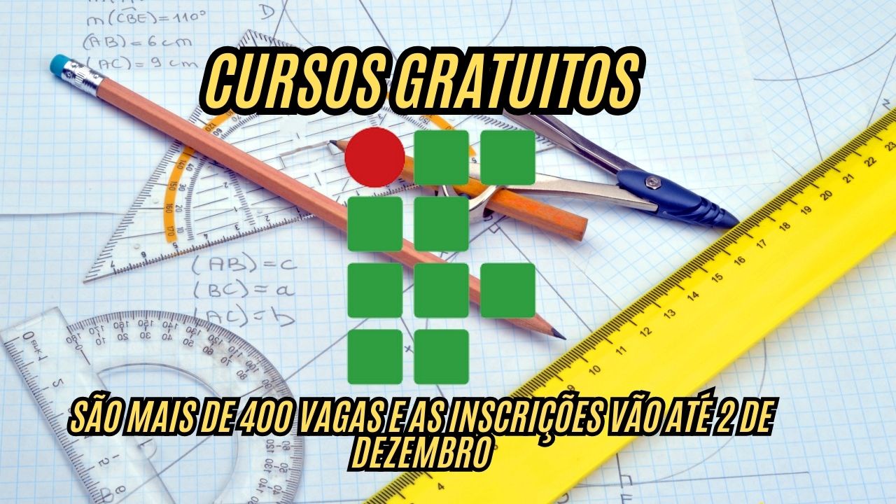 Quer aprender algo novo? IF abre inscrições para cursos de qualificação e de idiomas gratuitos! São mais de 400 vagas e as inscrições vão até 2 de dezembro!