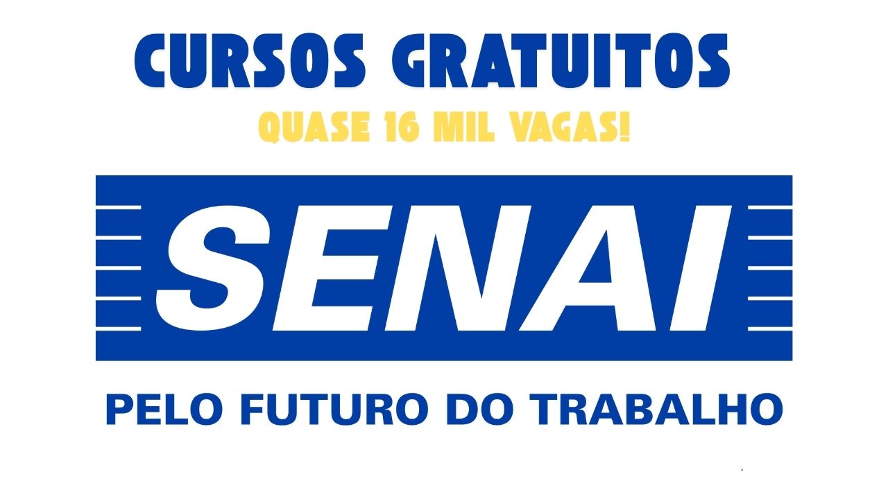 Quer se qualificar? SENAI abre quase 16 mil vagas para cursos gratuitos e pagos em todo o Brasil: Inscrições abertas até dezembro de 2024