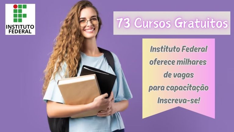 cursos - cursos gratuitos - instituto federal - qualificação profissional