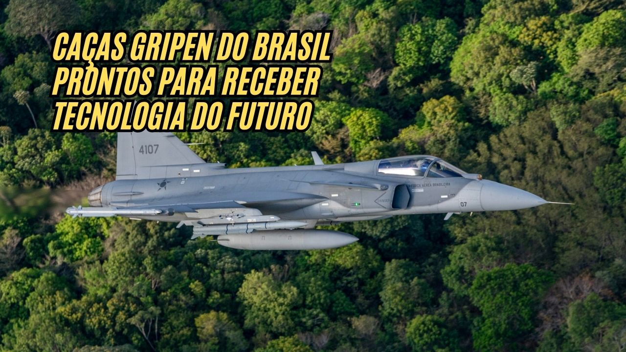 Revolução no ar: Caças GRIPEN do Brasil serão os primeiros a usar tecnologia de 6ª geração com IA avançada!