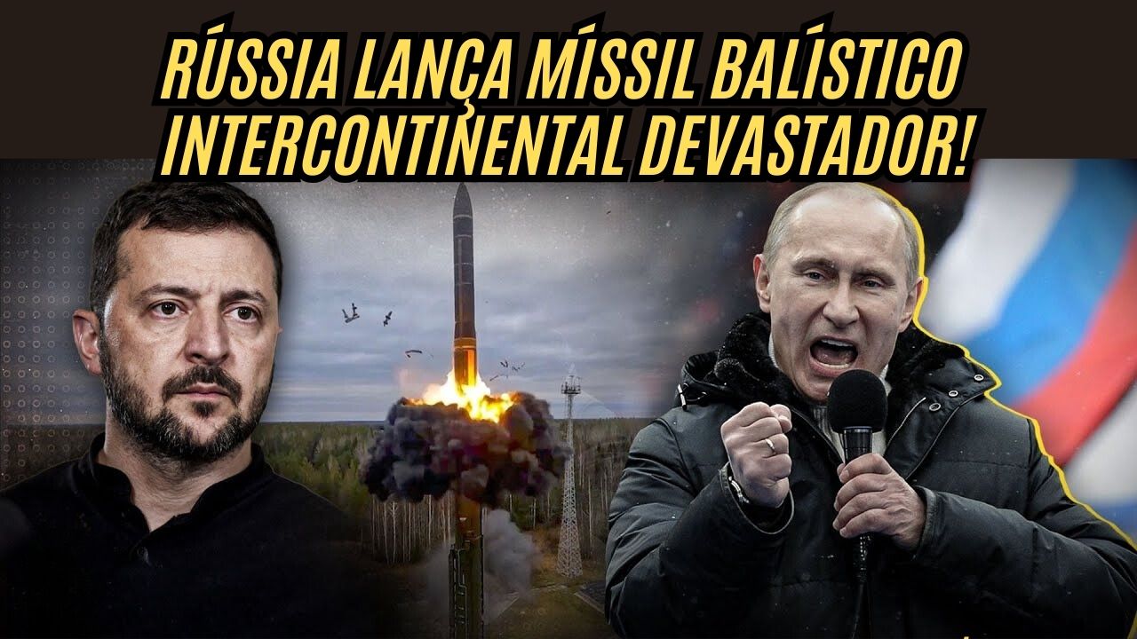 Rússia choca o mundo ao lançar míssil balístico intercontinental em escalada sem precedentes contra a Ucrânia