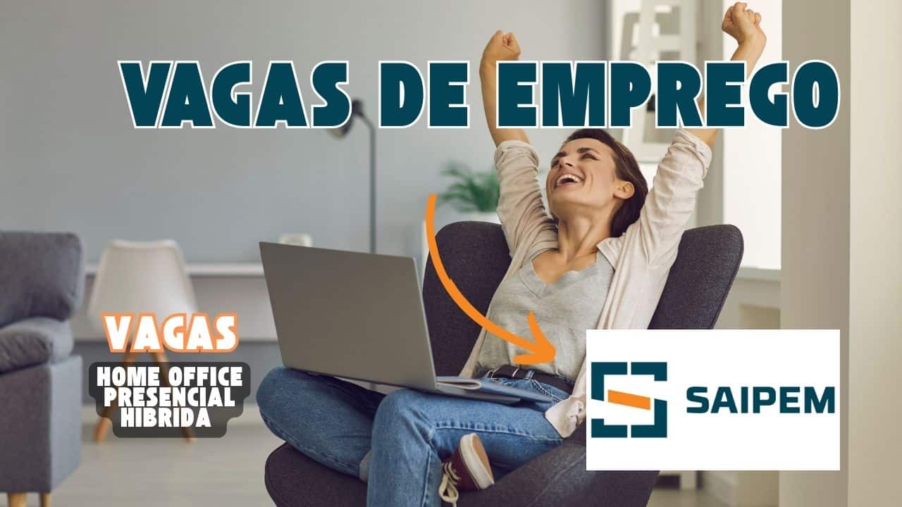 Trabalhe HOME OFFICE na Saipem empresa referência no setor OFFSHORE; Oportunidades para engenheiros, rádio operador, estagiários e mais! Saiba como se candidatar para fazer parte da equipe 