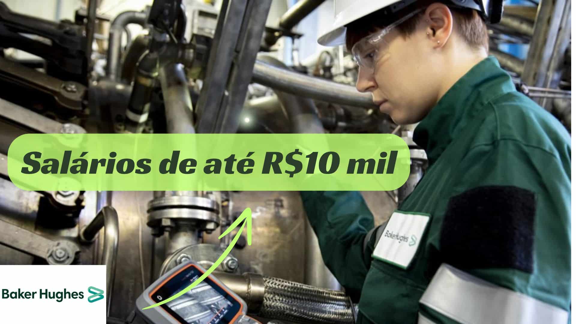 Funcionário da Baker Hughes em serviço offshore com salários de até R$10 mil