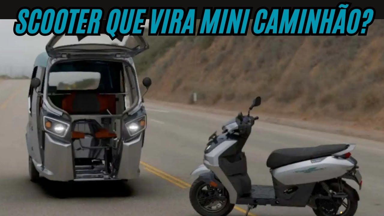 Scooter que vira mini caminhão: Hero MotoCorp revoluciona o transporte com o incrível Surge 32!