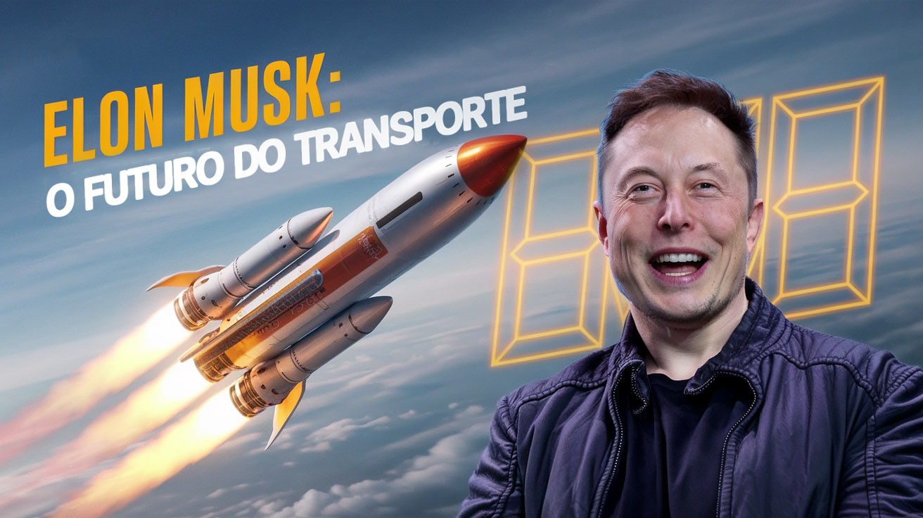 Elon Musk quer revolucionar viagens globais com foguetes que cruzam o planeta em minutos, ameaçando o futuro dos aviões comerciais.