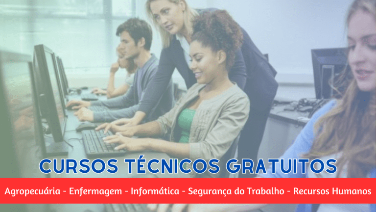 técnicos - cursos técnicos - cursos gratuitos - cursos online - enfermagem - administração