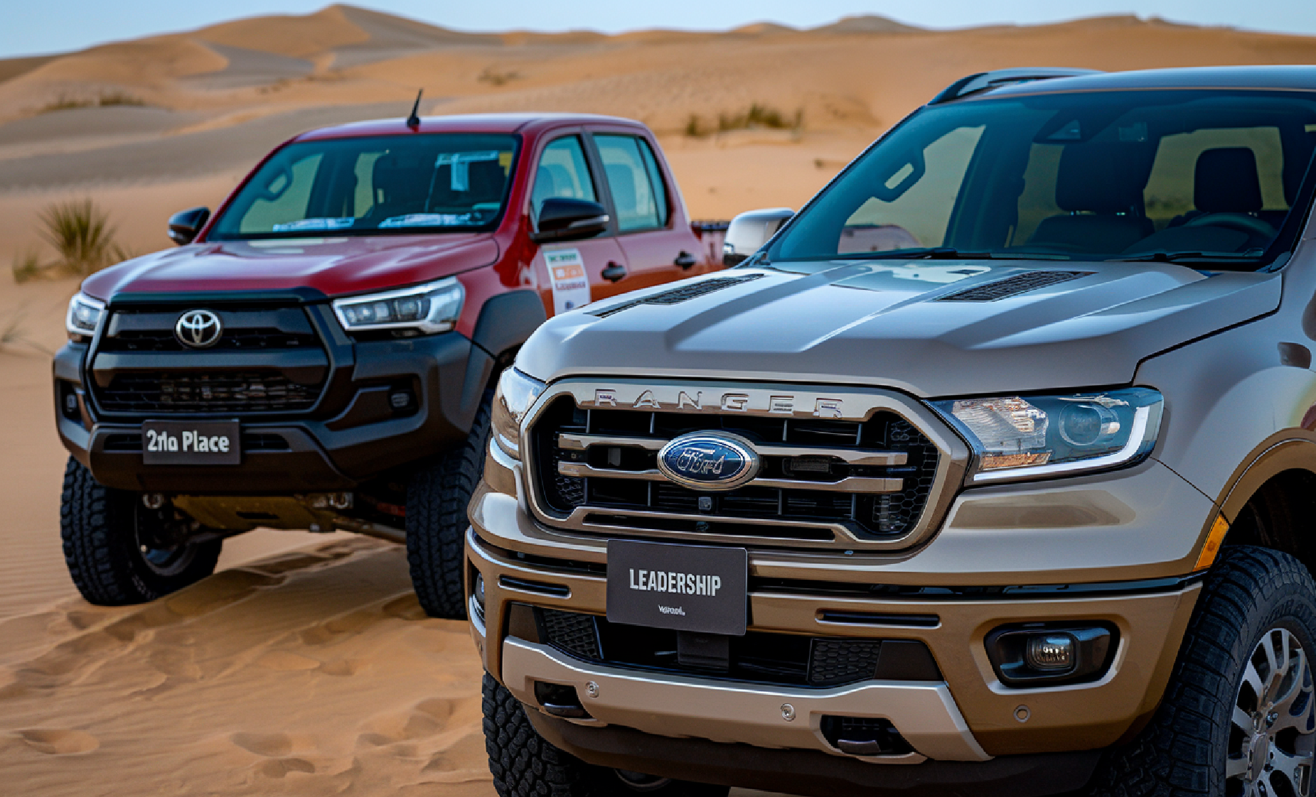 Ford Ranger, Hilux, vendas