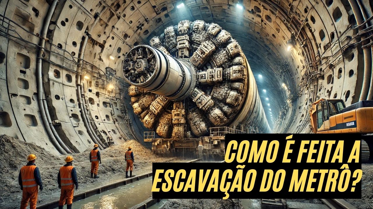 Tatuzão: Como é feita a ESCAVAÇÃO do METRÔ em São Paulo? O processo complexo por trás dessa infraestrutura tão importante