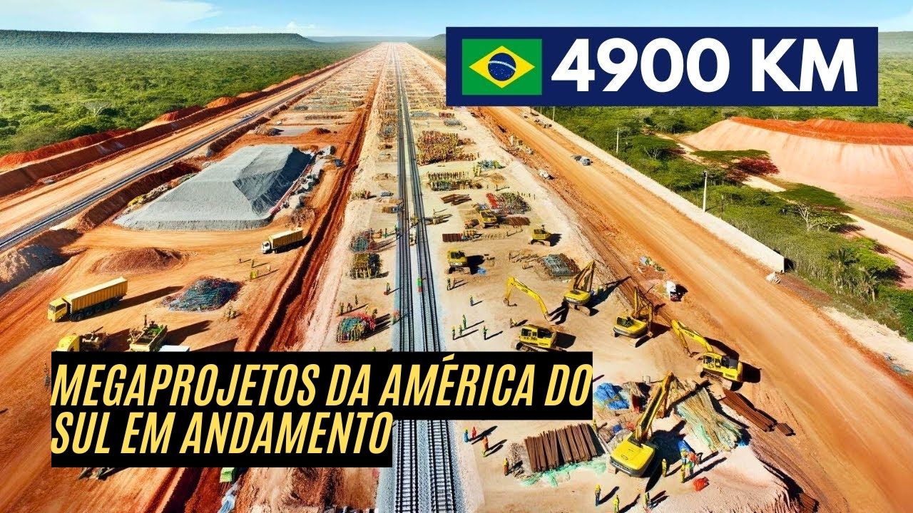 Top 8 megaprojetos da América do Sul em andamento: investimentos e infraestrutura de futuro