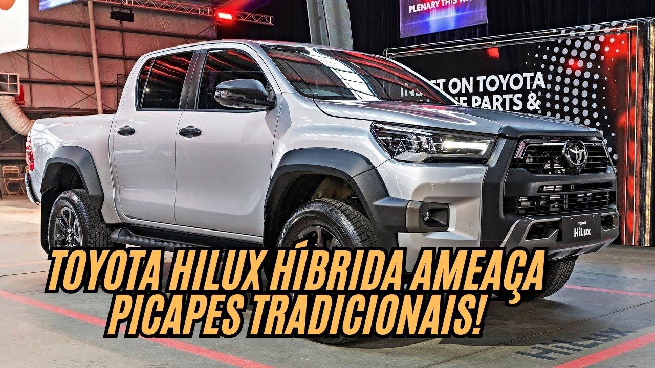 Toyota Hilux híbrida é revelada e promete revolucionar o mercado: o que será das picapes a diesel no Brasil após sua chegada em 2025?