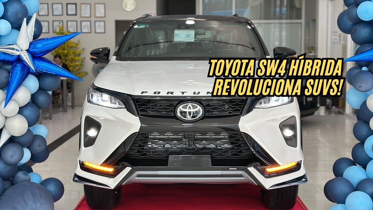 Toyota SW4 híbrida é revelada com tecnologia inédita e promete economia de combustível: veja tudo sobre a novidade que chega ao Brasil junto com a Hilux!