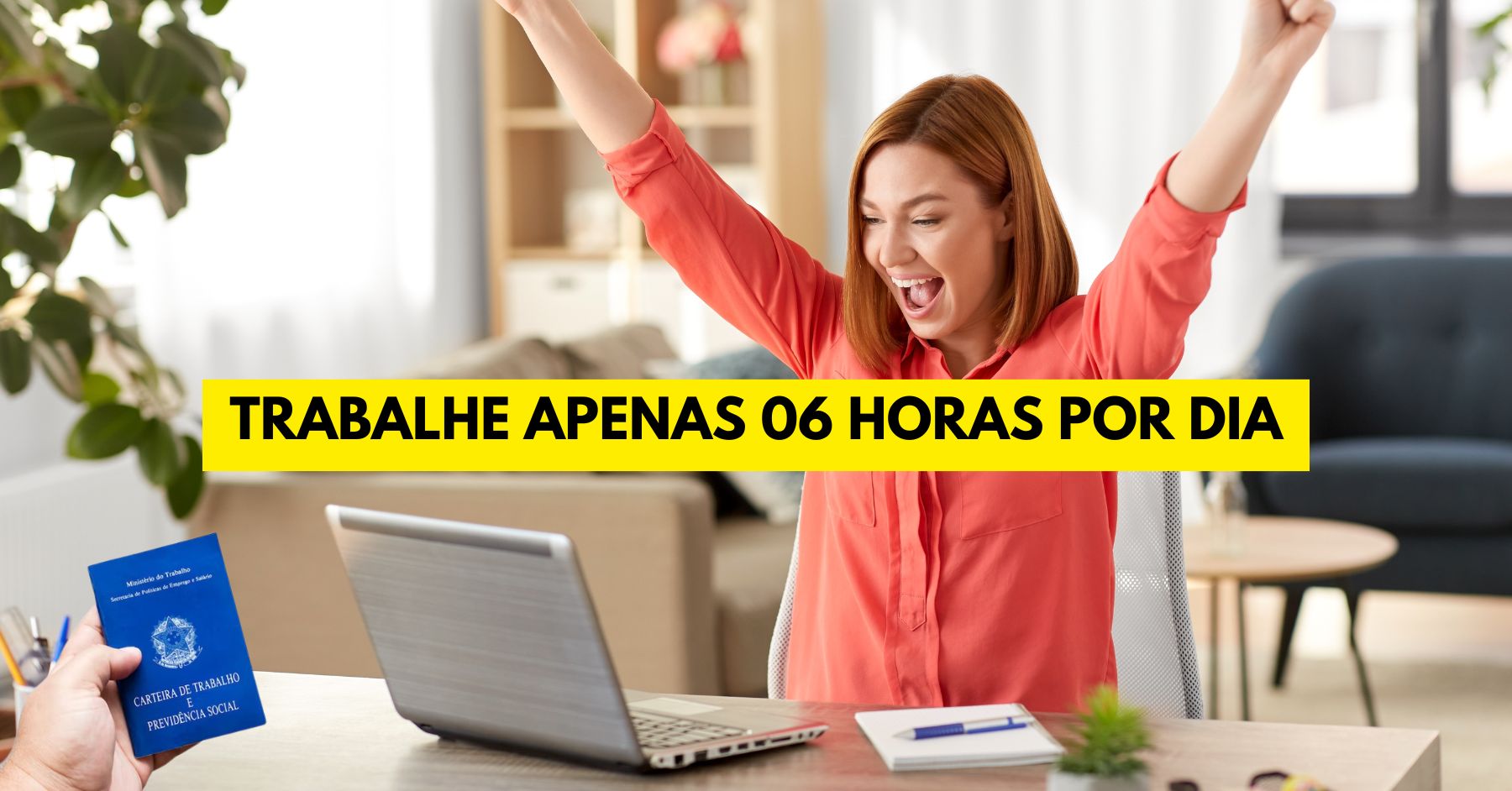 Trabalhe apenas 06 horas por dia e receba R$ 1.680,00! Processo seletivo com vagas das 12h00 as 18h15 recruta pessoas com ensino médio completo