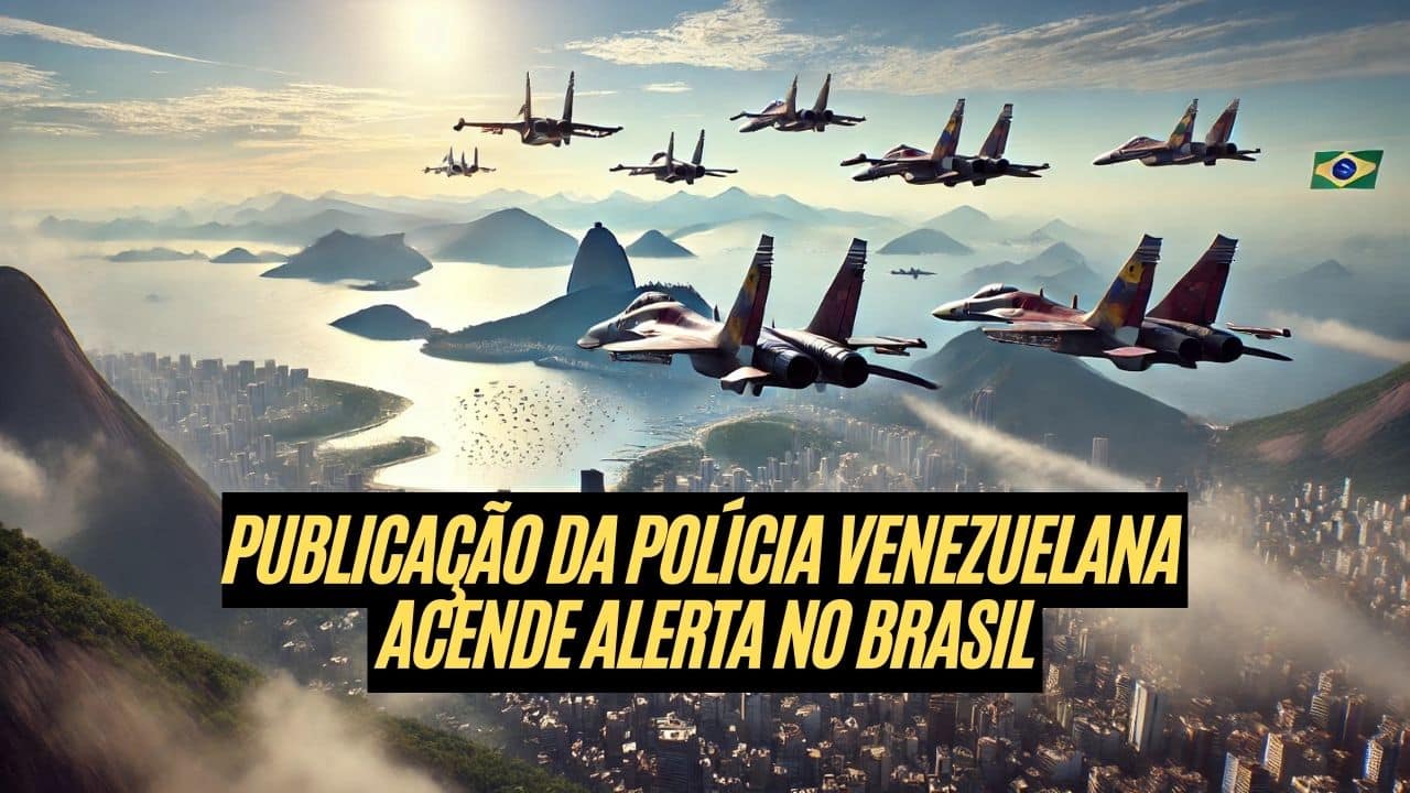 Um aviso ao Brasil direto da polícia venezuelana: “Quem se mete com a Venezuela se dá mal!