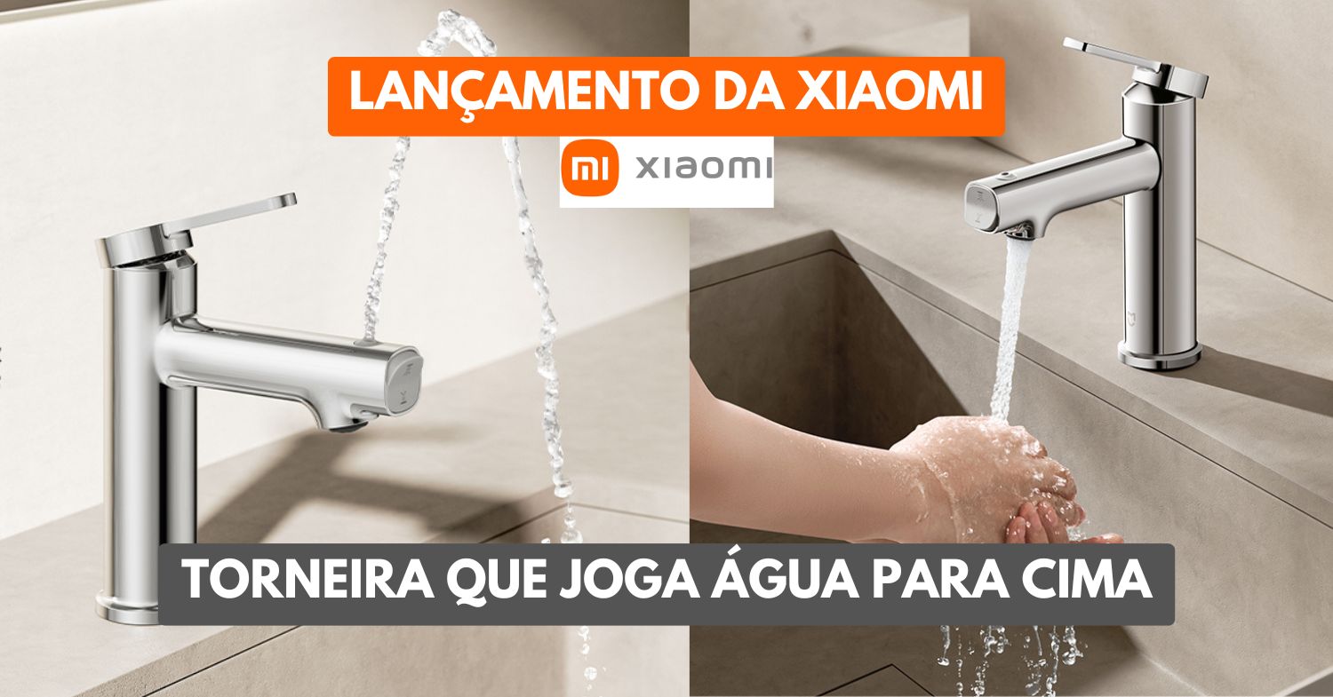 Xiaomi lança torneira que joga água para cima