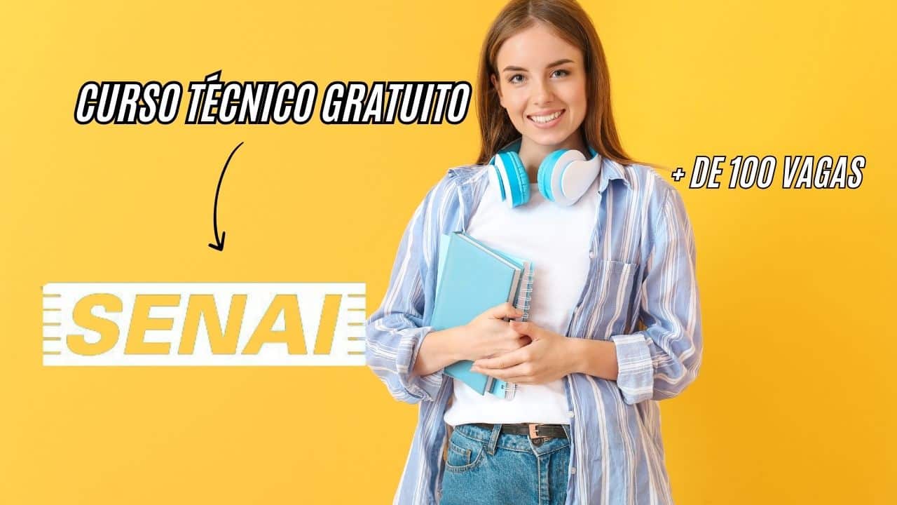 É GRATUITO! O Senai disponibiliza mais de 100 vagas para curso técnico de logística, garanta a sua sem gastar 1 real; Inscrições estão abertas até 24 de novembro